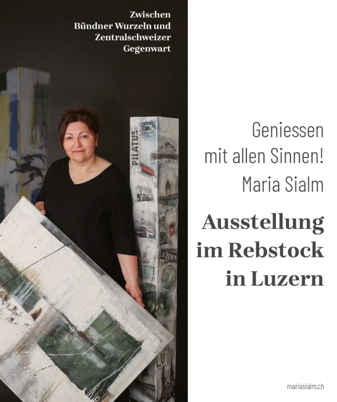 Aktuell stellt Maria Sialm Ihre Werke im Rebstock aus!